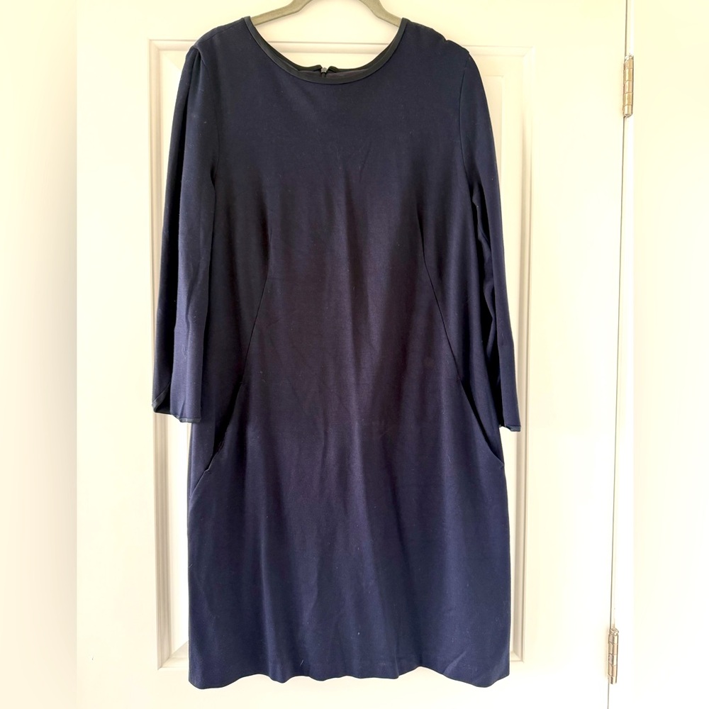 Marc Cain Navy Long Sleeve Dress